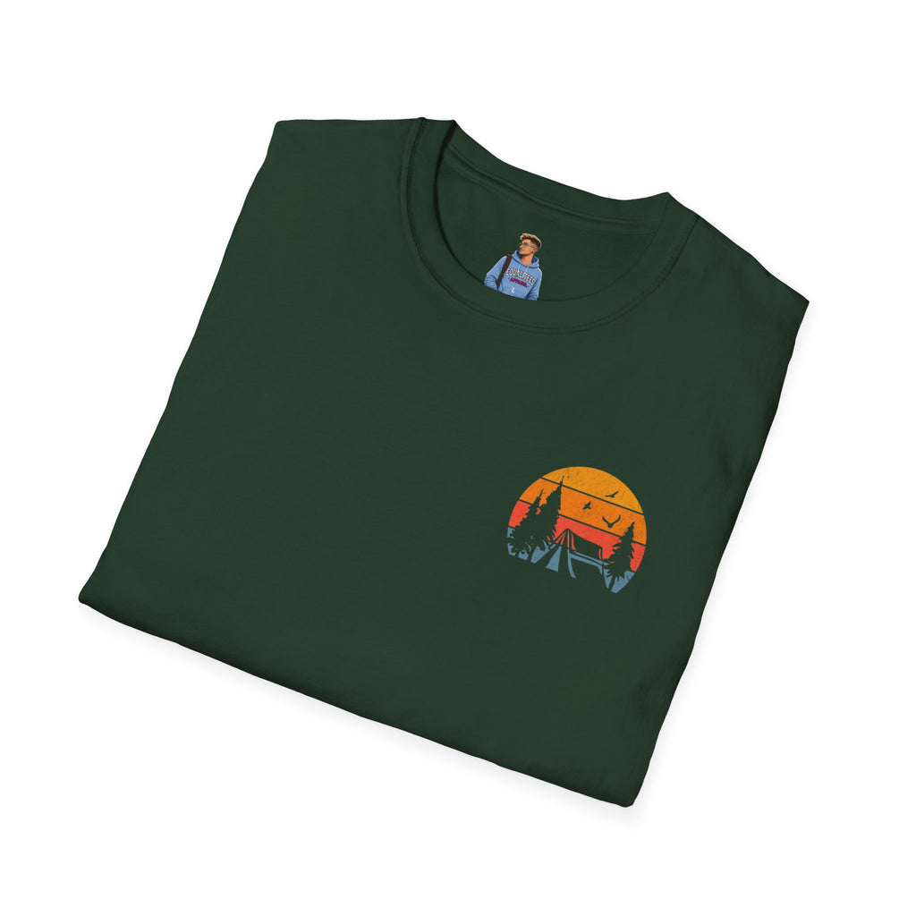 Unisex Softstyle T-Shirt - 'I'd Rather Be Camping' Adventure Tee