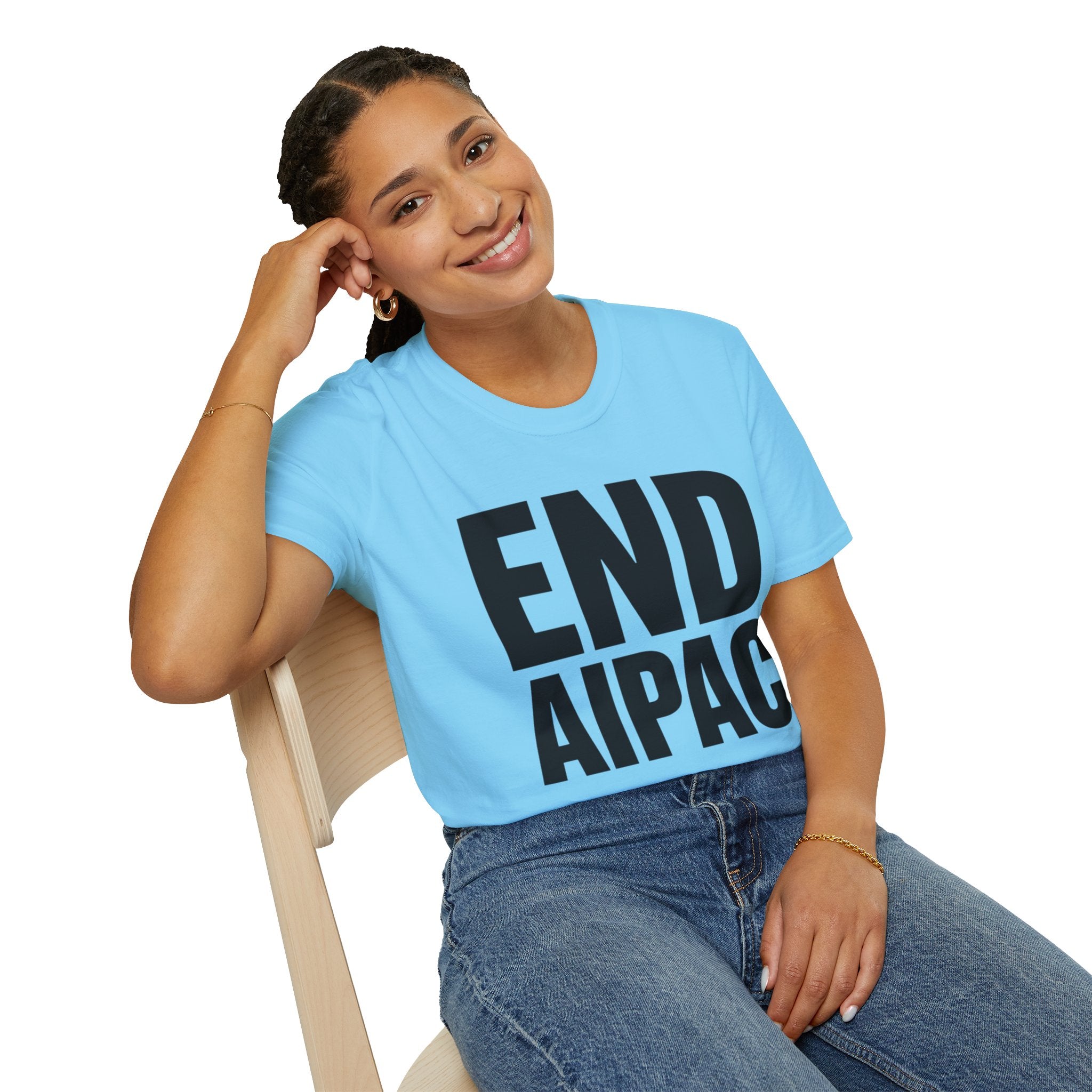 END AIPAC Bold Protest T-Shirt
