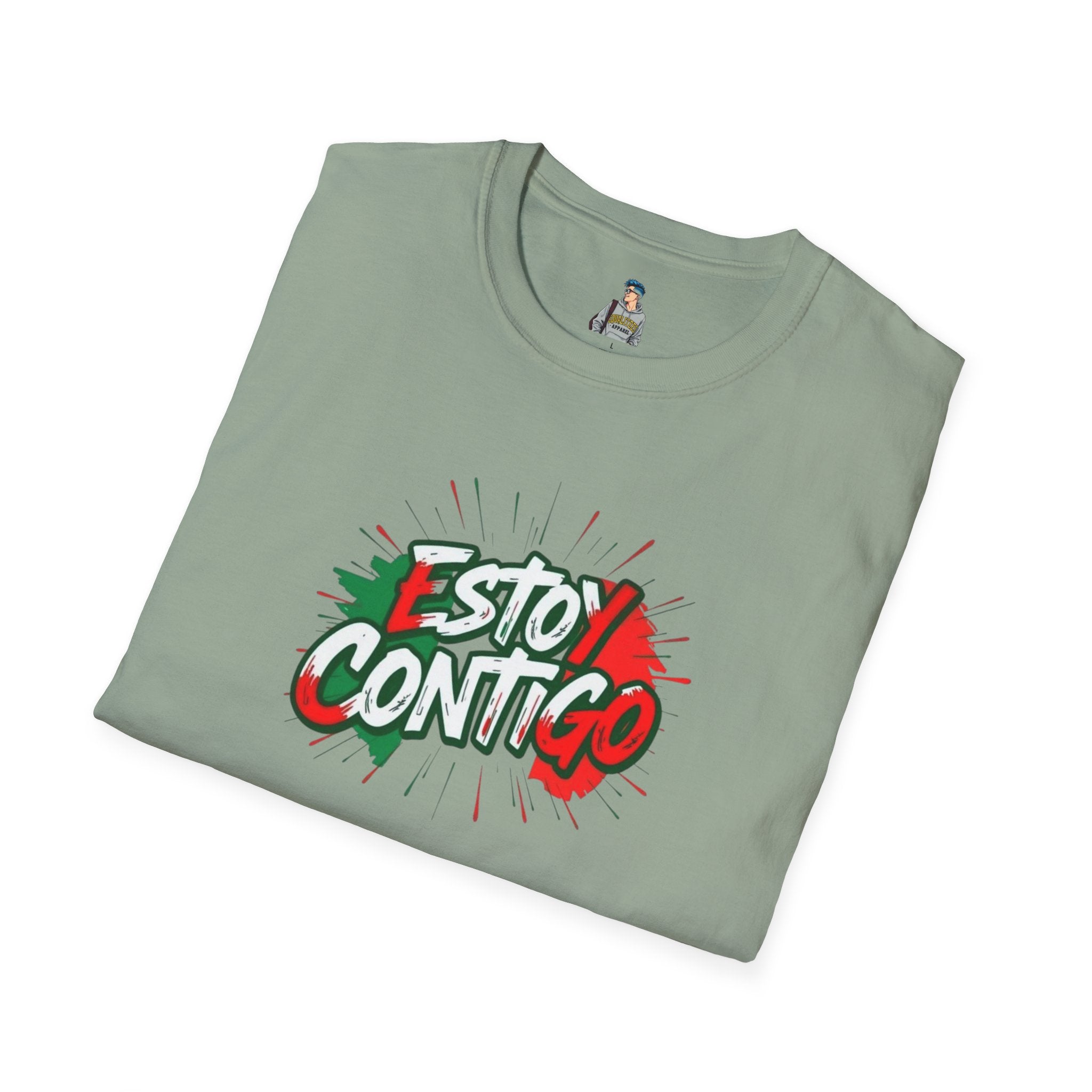 Estoy Contigo (I Am With You) Immigrants Make America Great Unisex Softstyle T-Shirt Classic Protest Tee