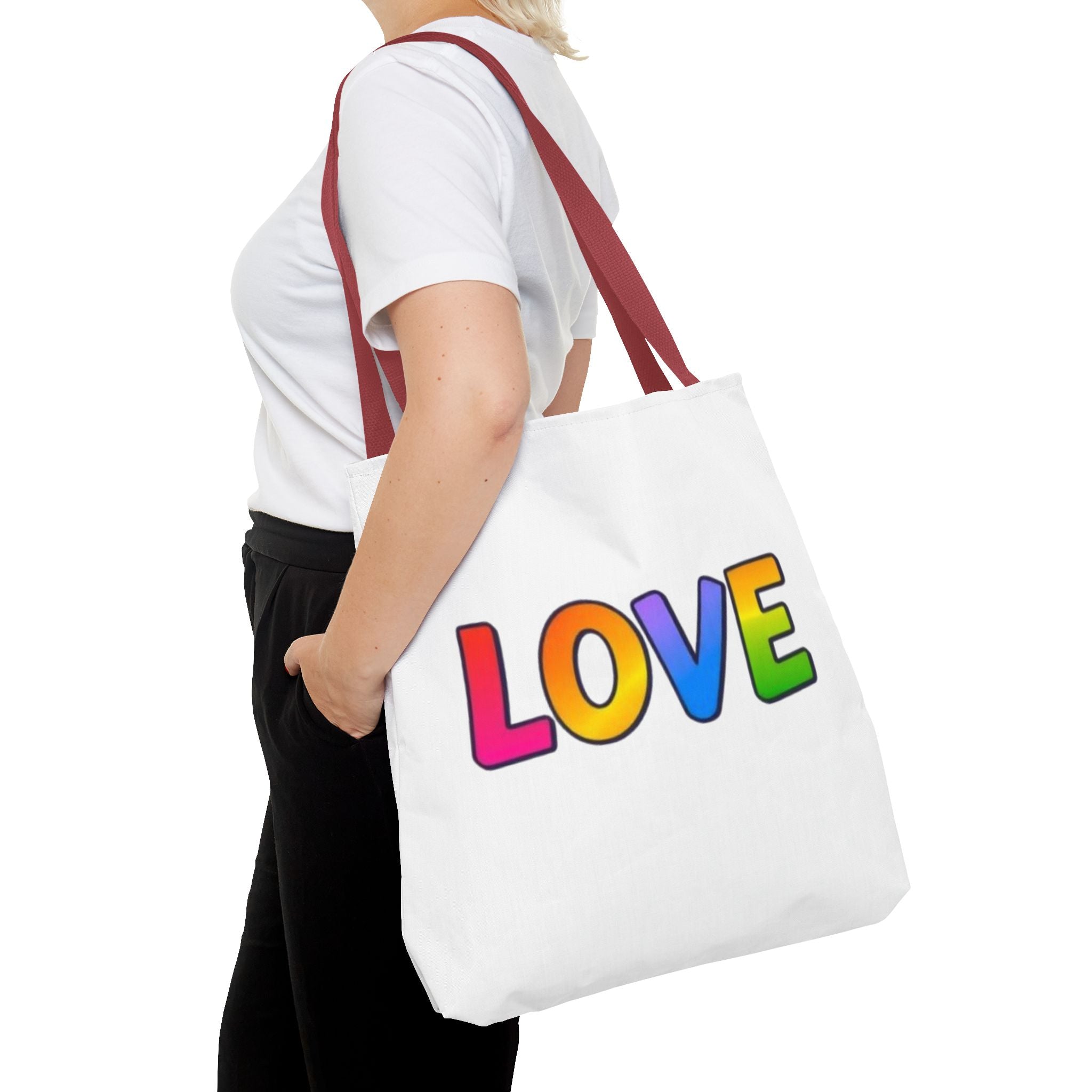 Rainbow Love Tote Bag