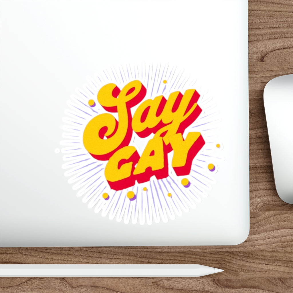 Die-Cut Stickers - Say Gay