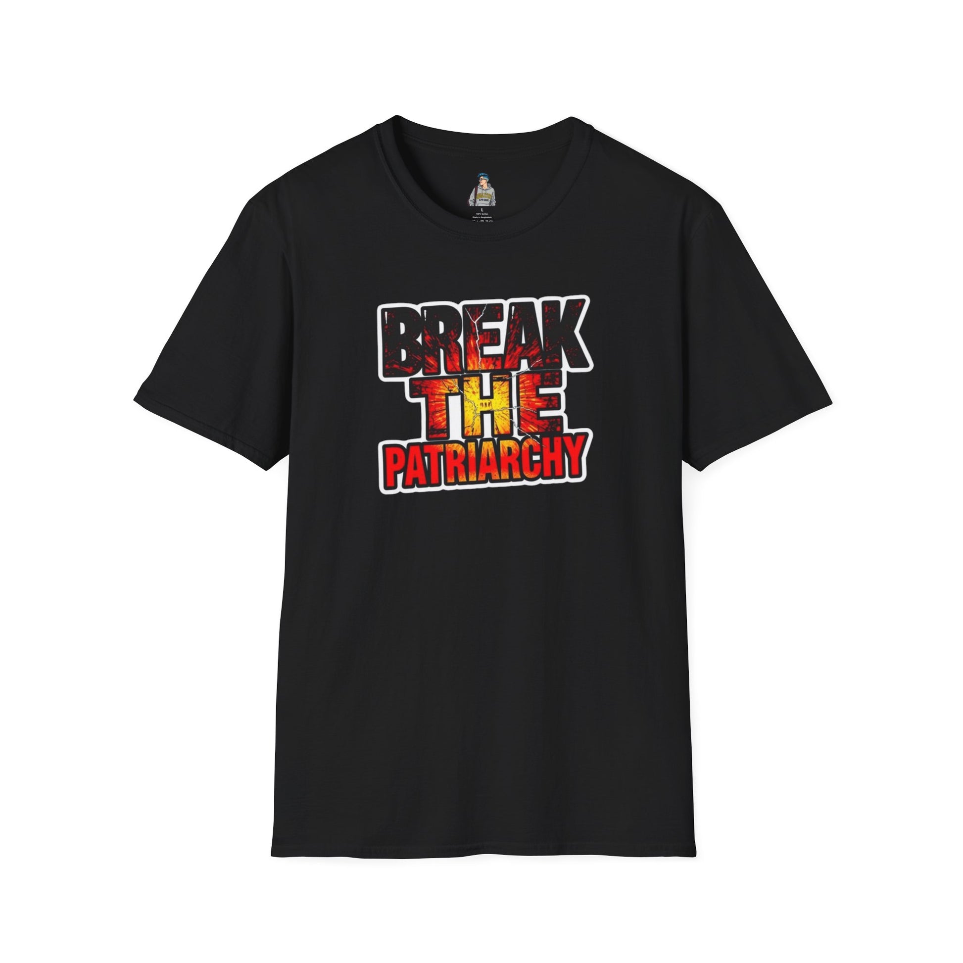 Break the Patriarchy Unisex Softstyle T-Shirt - Empowerment Wear for Social Change