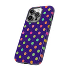 Colorful Polka-Dot Tough Case for iPhone
