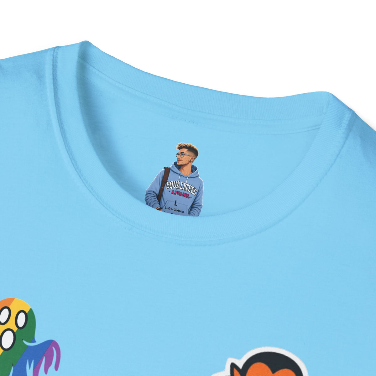 The Pride Tree Halloween T‑Shirt — Rainbow Ghosts, Pumpkins & Bat Graphic Tee