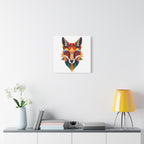 Colorful Fox Canvas Wall Art - Polished Modern Home Décor