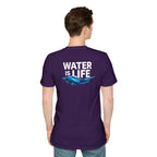 Water is Life Unisex T-Shirt | Eco-Friendly Tee for Environmentalists, Beach Lovers, Awareness Campaigns, Gifting