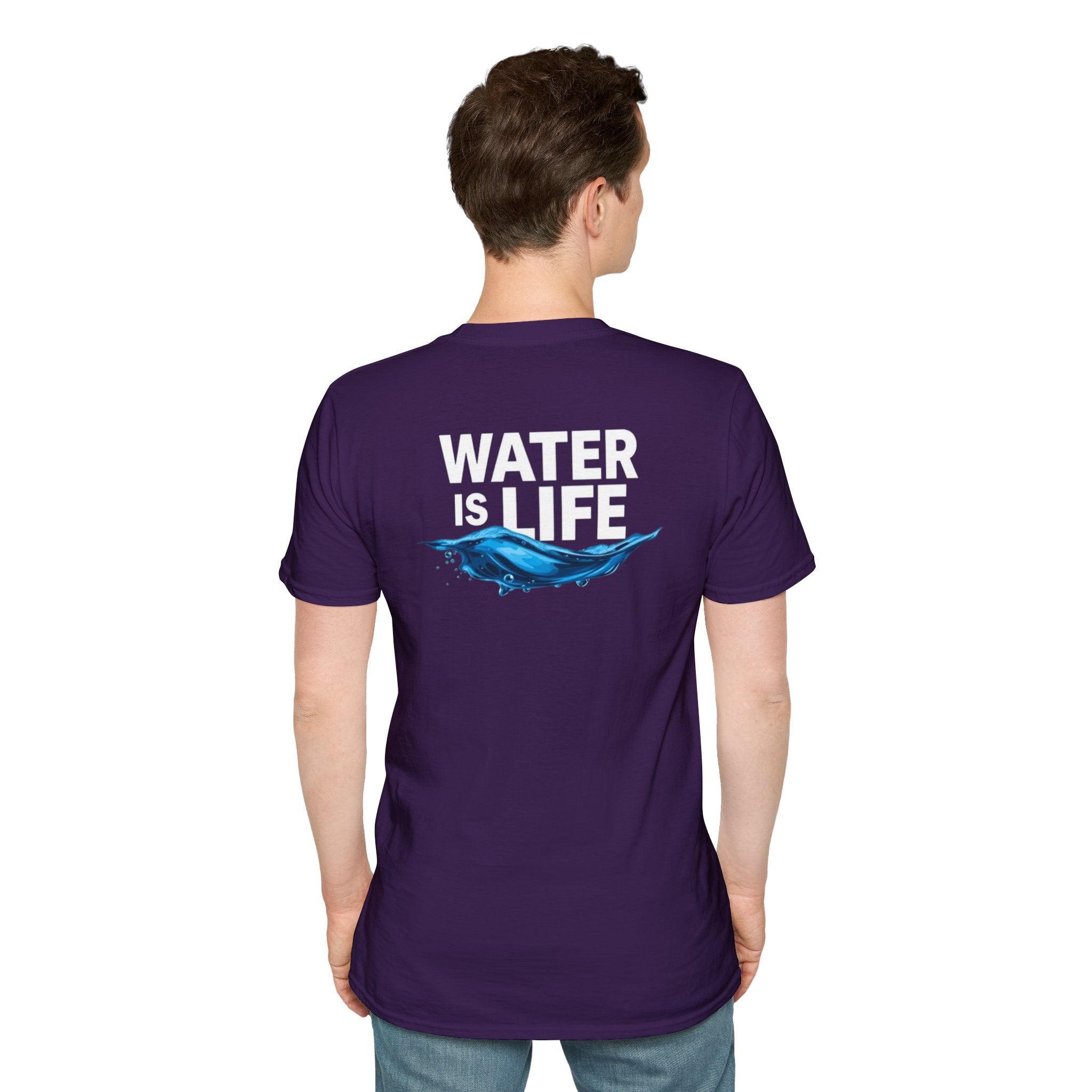 Water is Life Unisex T-Shirt | Eco-Friendly Tee for Environmentalists, Beach Lovers, Awareness Campaigns, Gifting