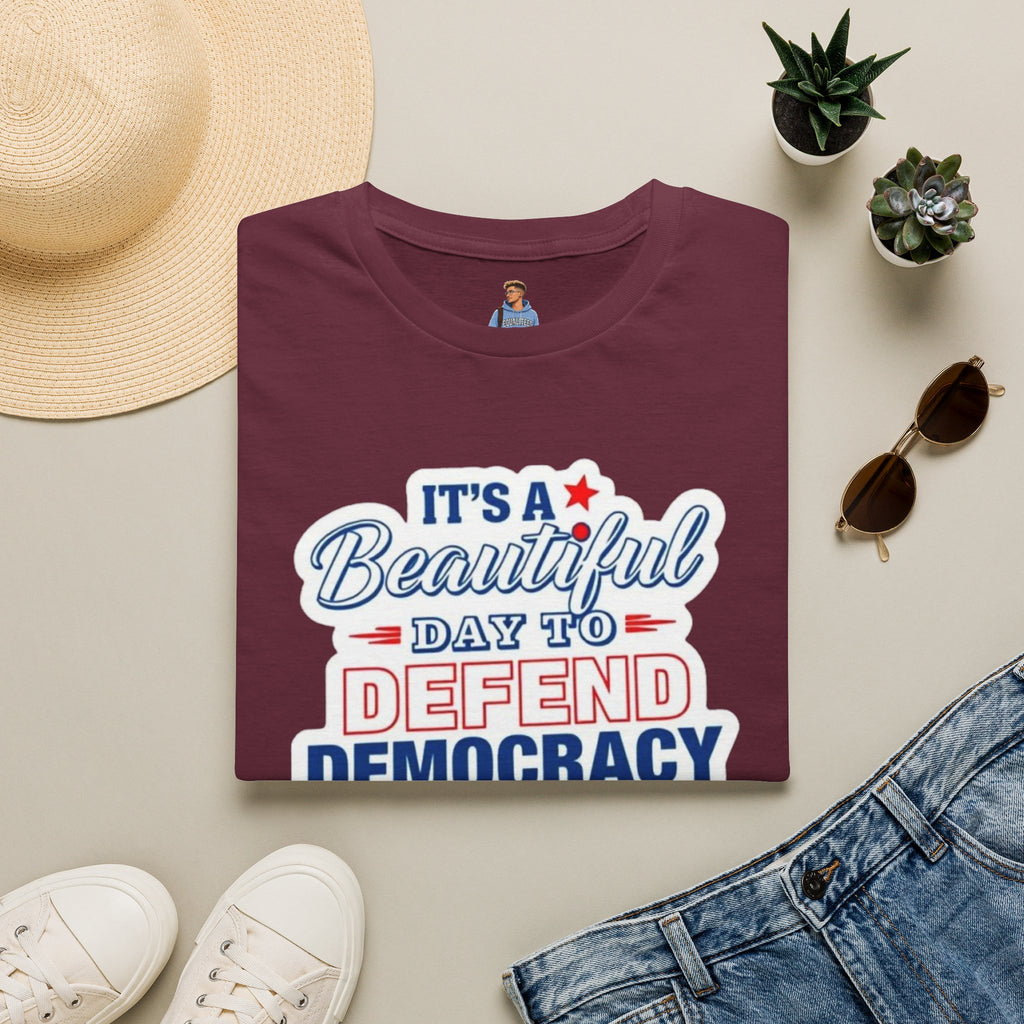 Defend Democracy Unisex Softstyle T-Shirt - Perfect for Activism and Everyday Wear