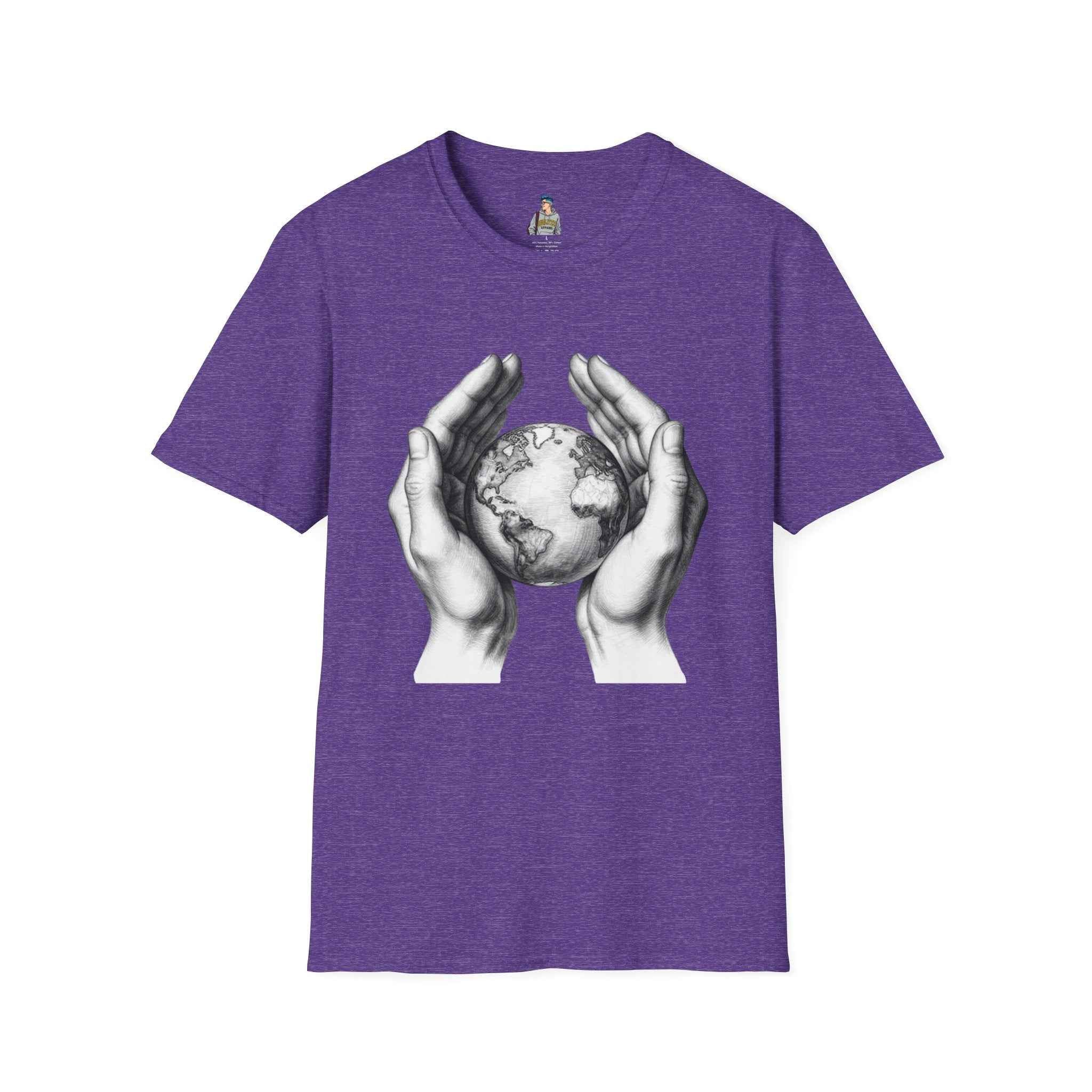 Earth in Your Hands T-Shirt — Protect the Planet Graphic Tee
