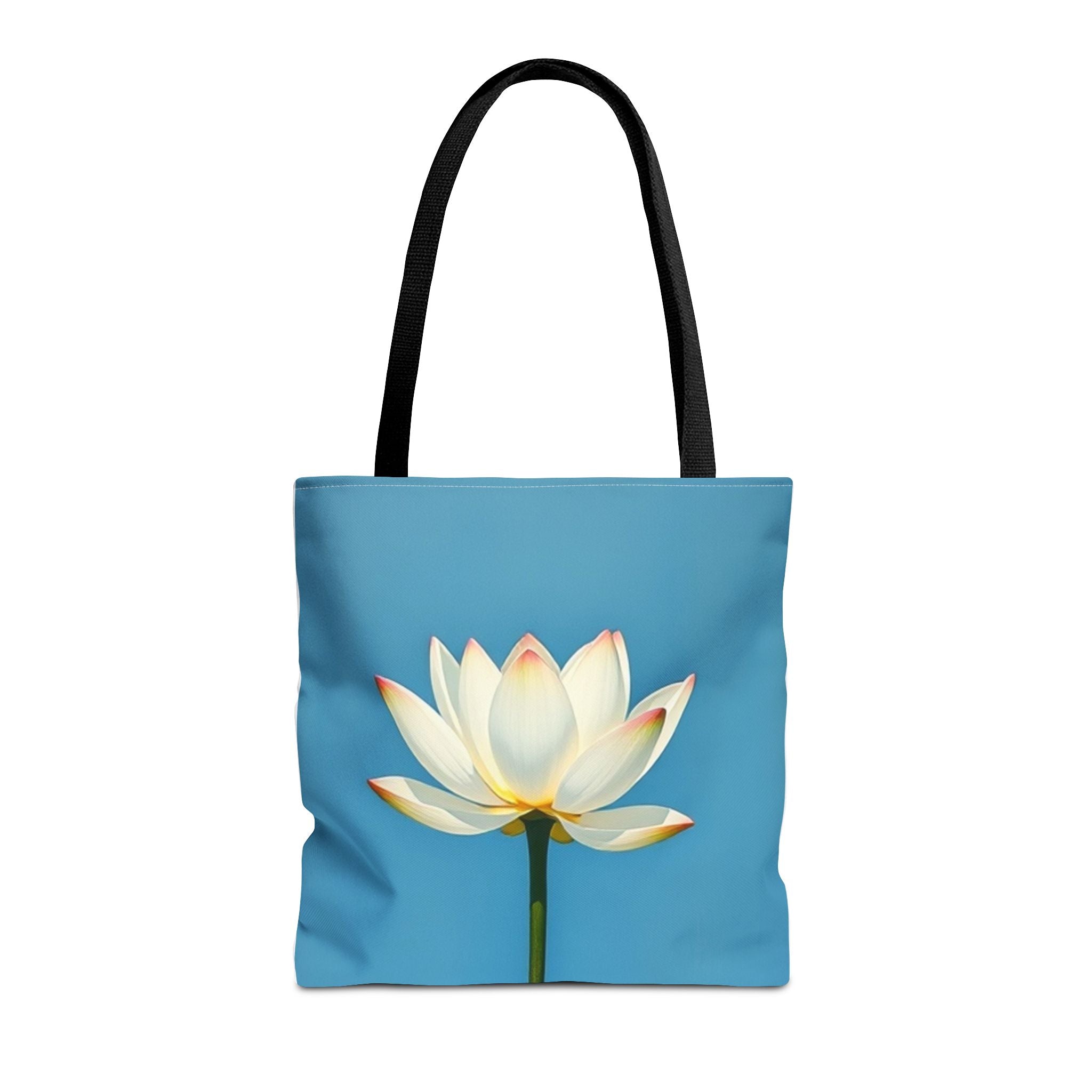 White Lily on Canvas Design - Tote Bag