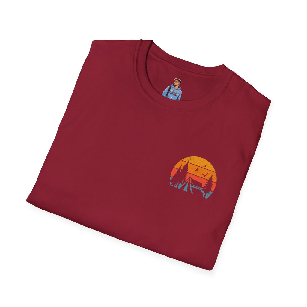 Unisex Softstyle T-Shirt - 'I'd Rather Be Camping' Adventure Tee