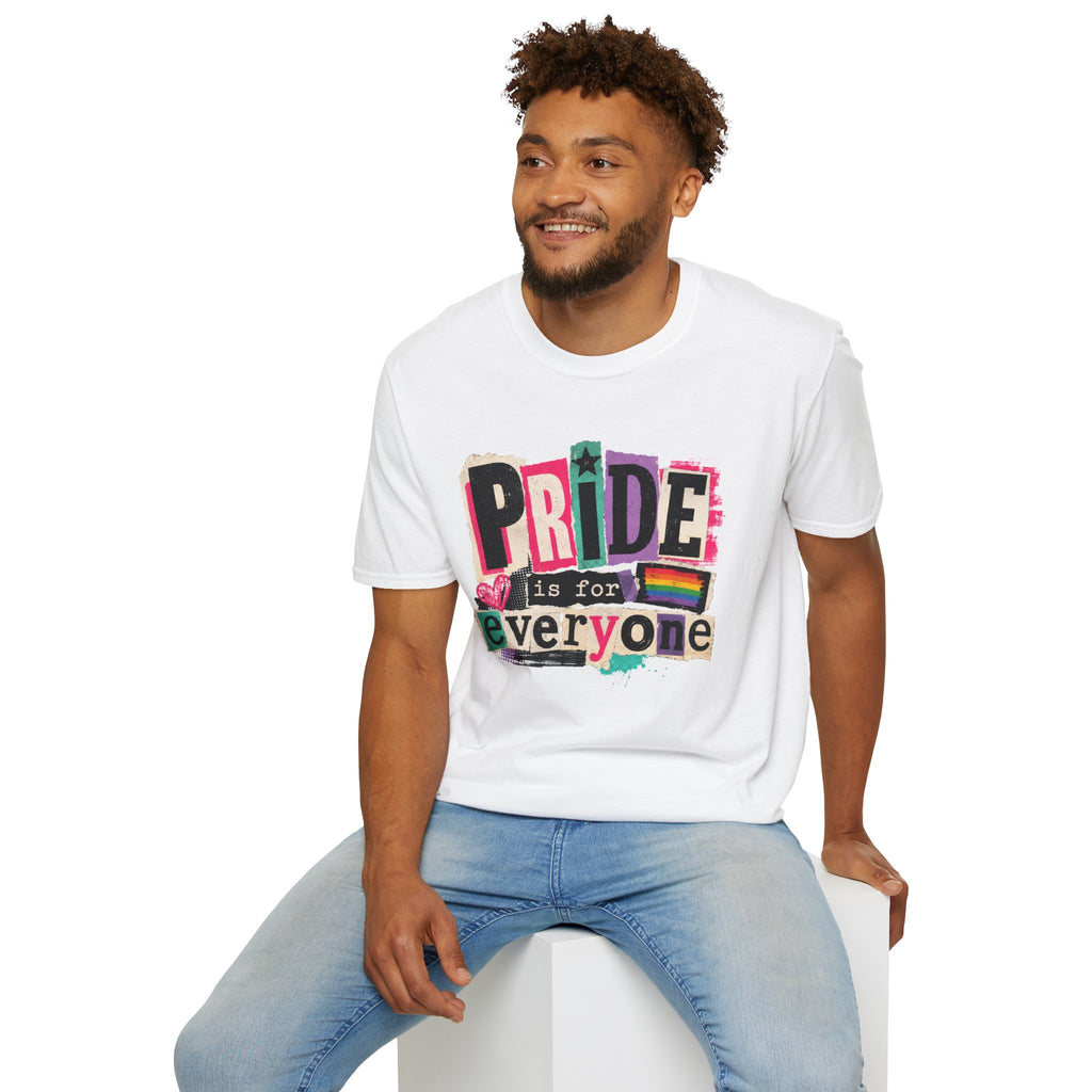 Pride Is for Everyone T-Shirt — Colorful LGBTQ+ Ally Tee