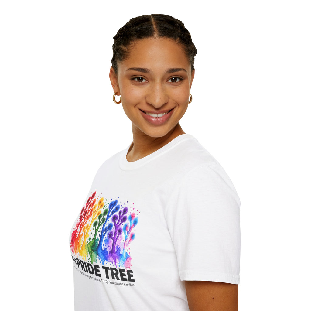 Pride Tree Las Vegas T-Shirt - Black Text