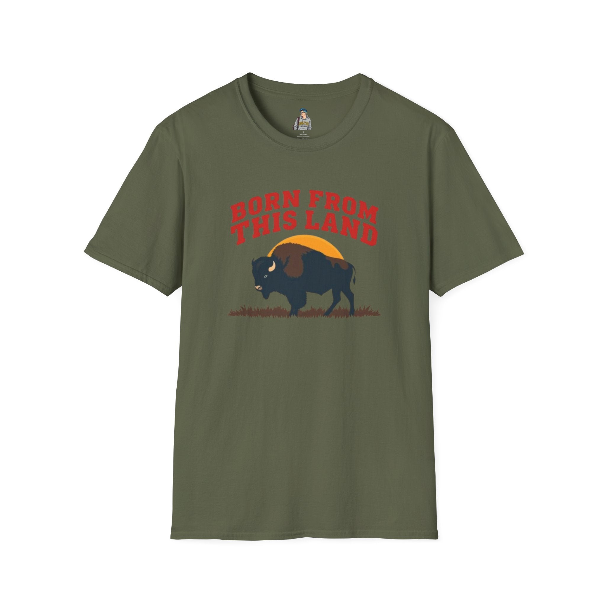 Born From this Land Native and Proud T-Shirt
