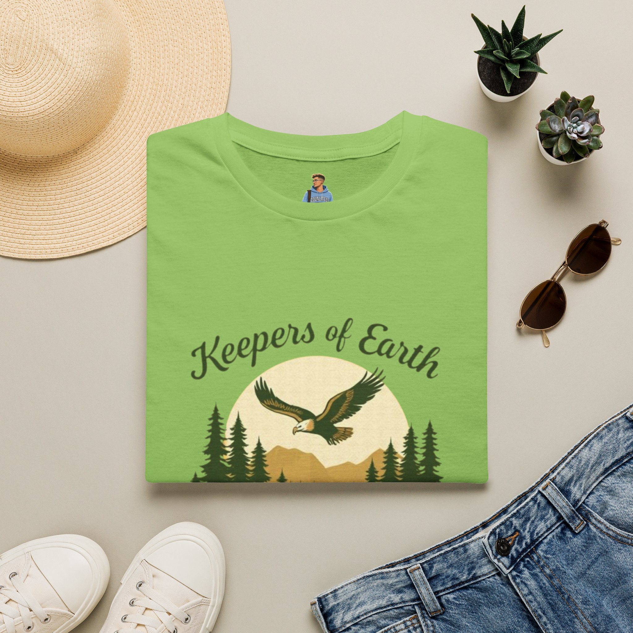 Keepers of the Earth Eagle and Elk T-shirt