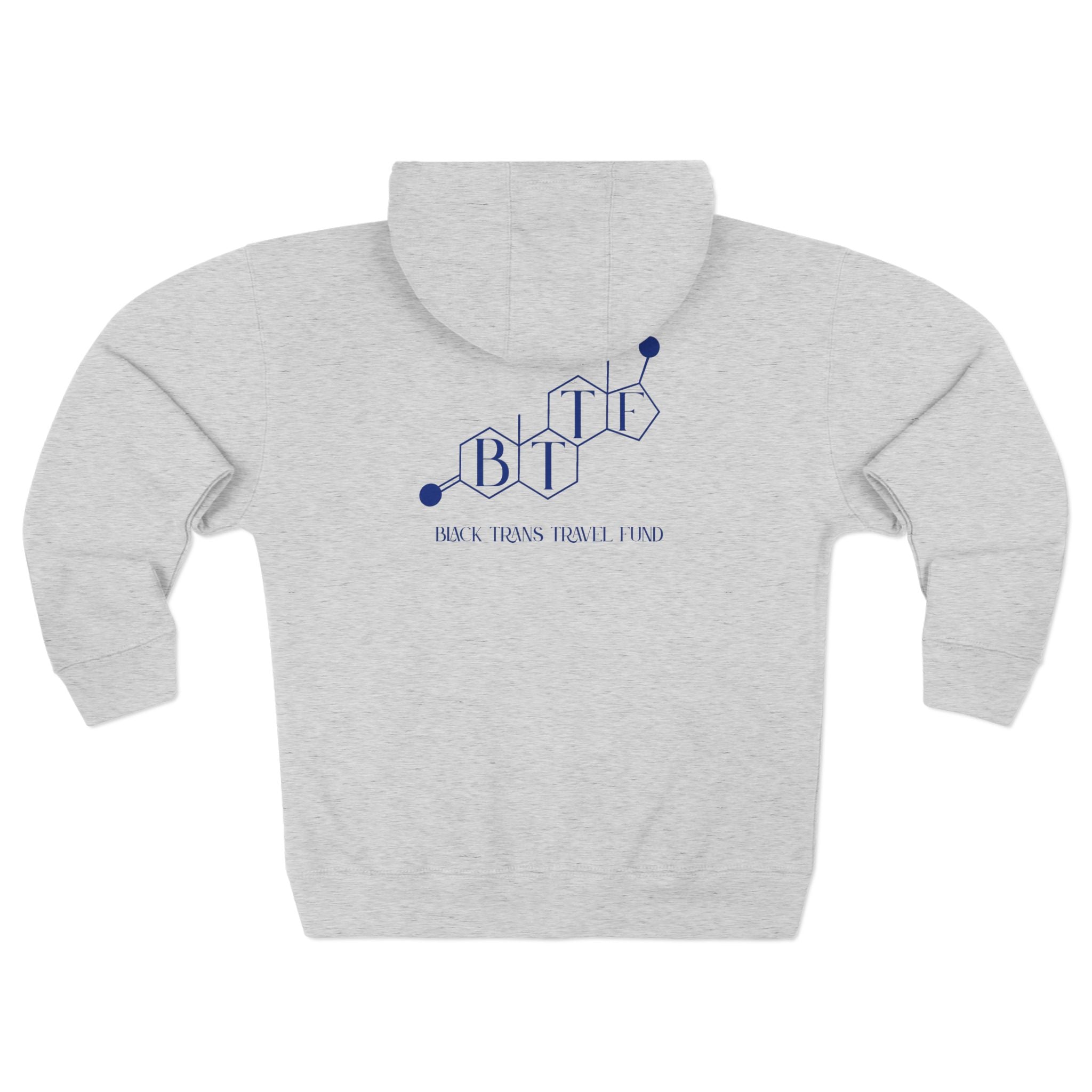 BTTF - Black Trans Travel Fund Unisex Zip-Up Hoodie