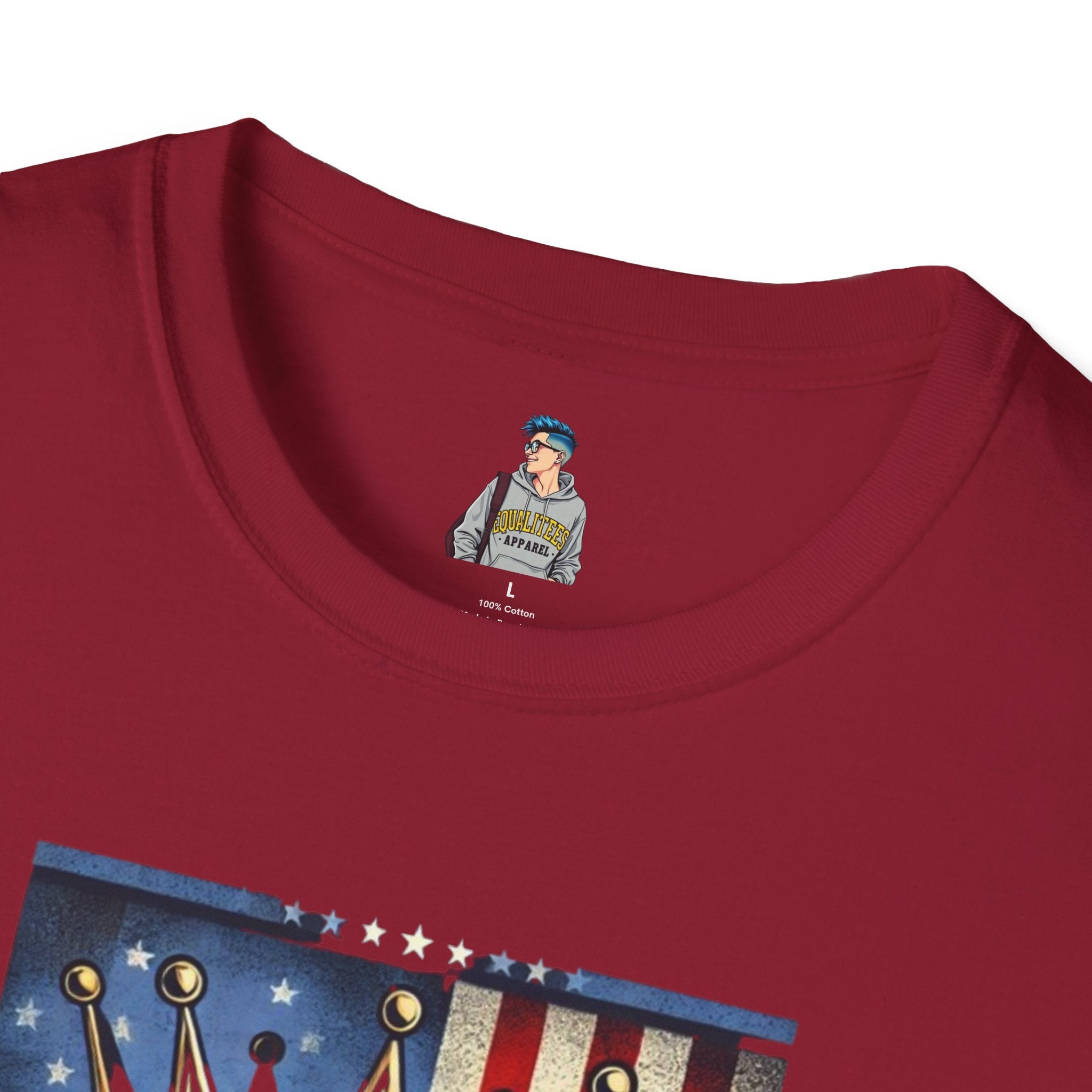 No Kings in America-Democracy Matters  Unisex Softstyle T-Shirt