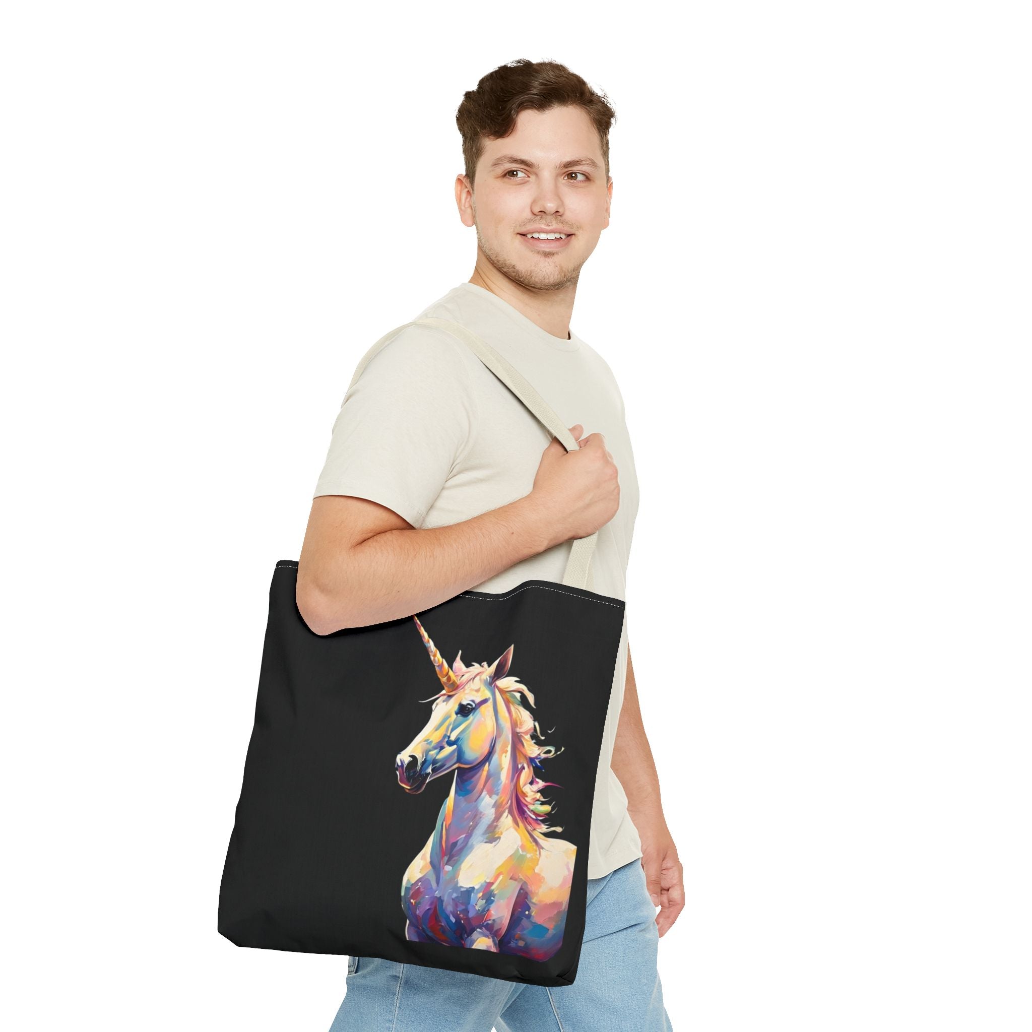Watercolor Unicorn Tote Bag