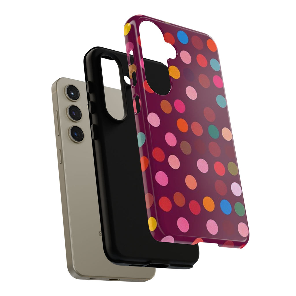 Polka-Dot Colorful Tough Case for Android