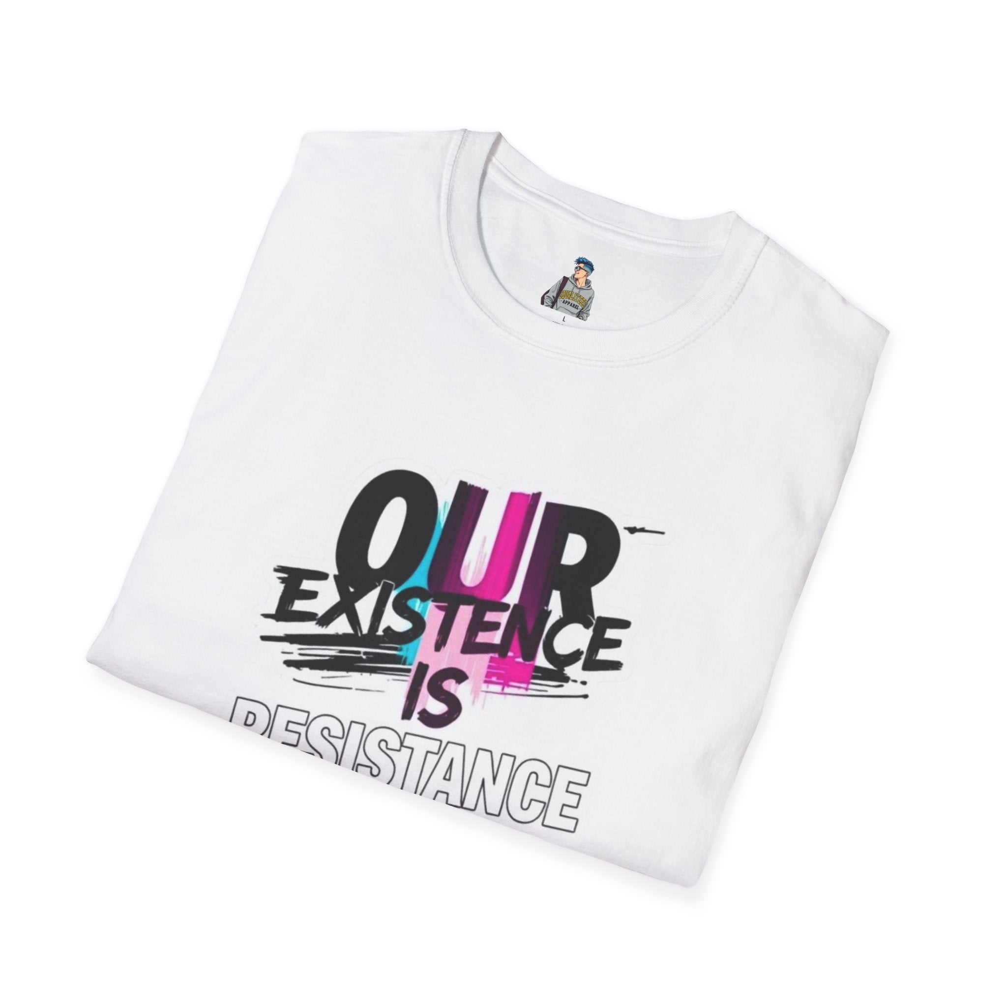 Our Existence is Resistance Trans Pride Tee