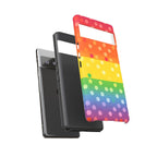 Rainbow Polka-Dot Tough Case for Android