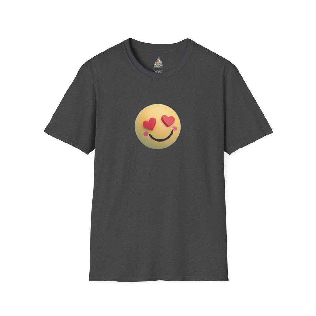 Heart Eyes Emoji - Unisex Softstyle T-Shirt