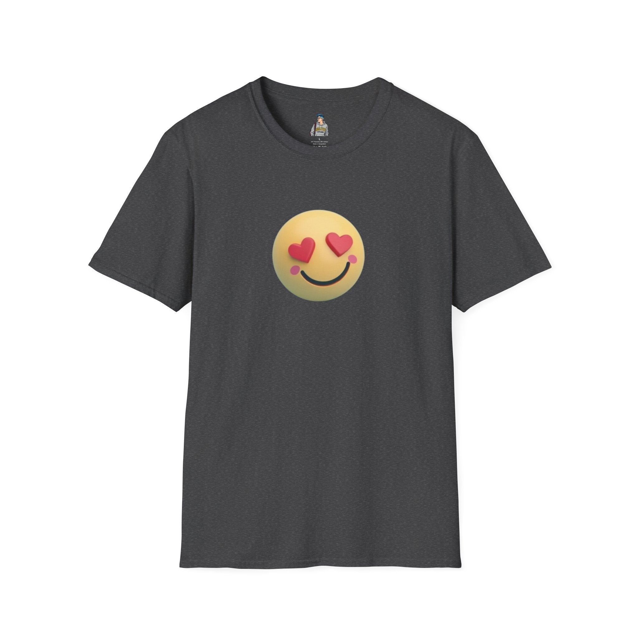 Heart Eyes Emoji - Unisex Softstyle T-Shirt
