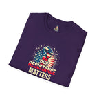 Patriotic Activism T-Shirt - Our Resistance Matters & Save Democracy Designs