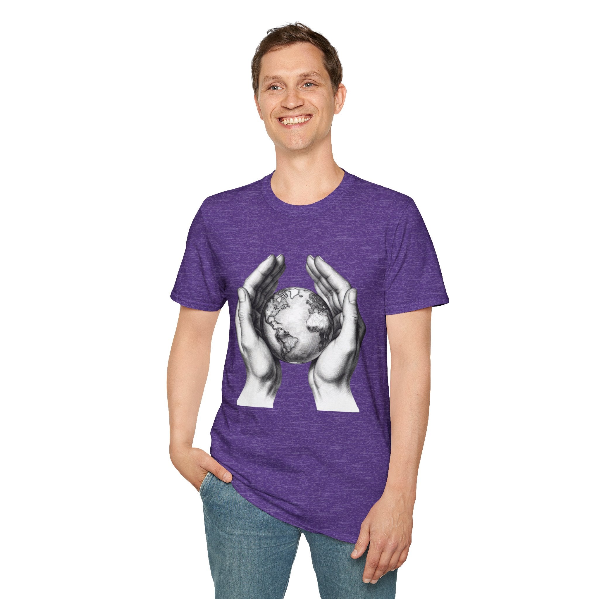Earth in Your Hands T-Shirt — Protect the Planet Graphic Tee