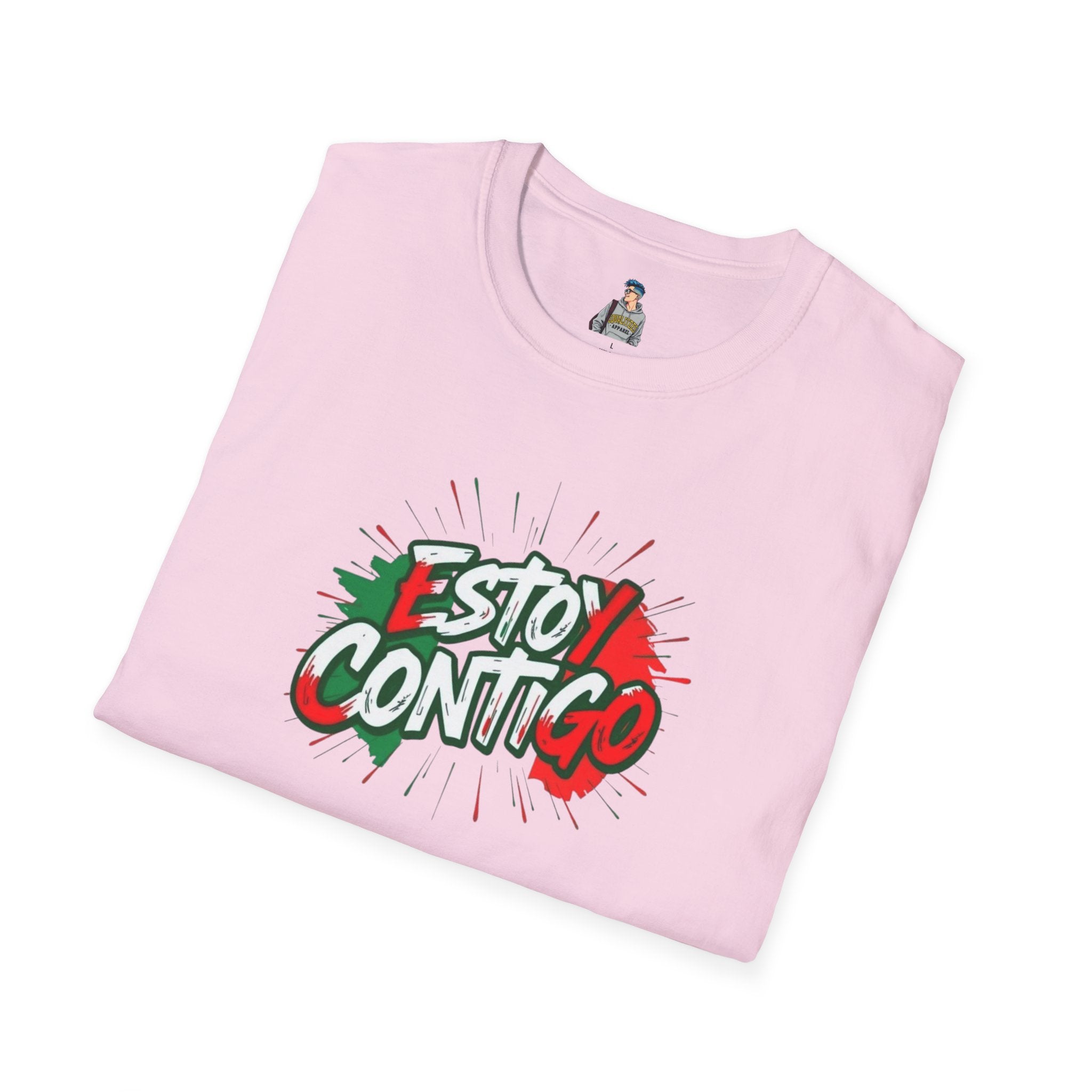 Estoy Contigo (I Am With You) Immigrants Make America Great Unisex Softstyle T-Shirt Classic Protest Tee