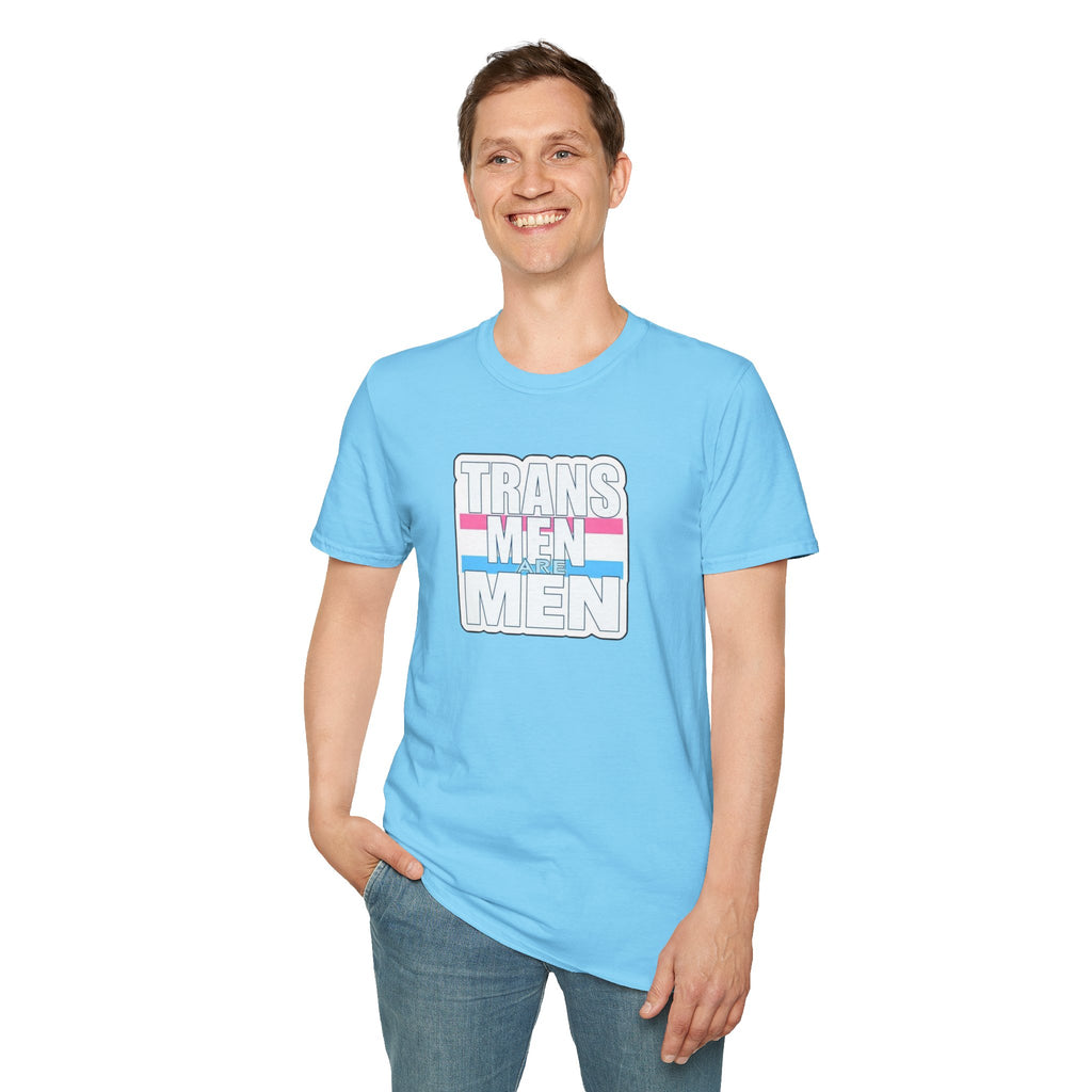 Unisex Softstyle T-Shirt - 'Trans Men Are Men' Statement Tee