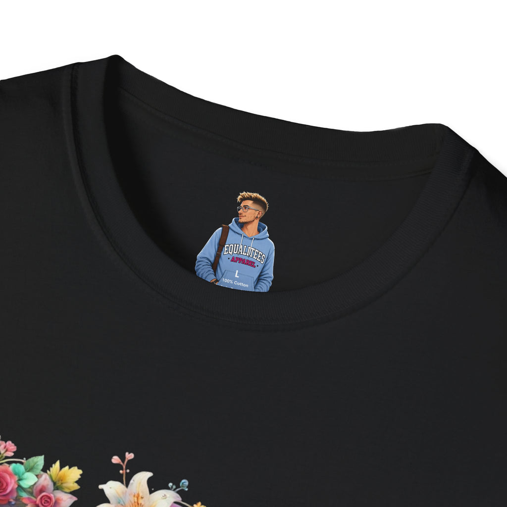 FDT Bold Floral Typography T-Shirt