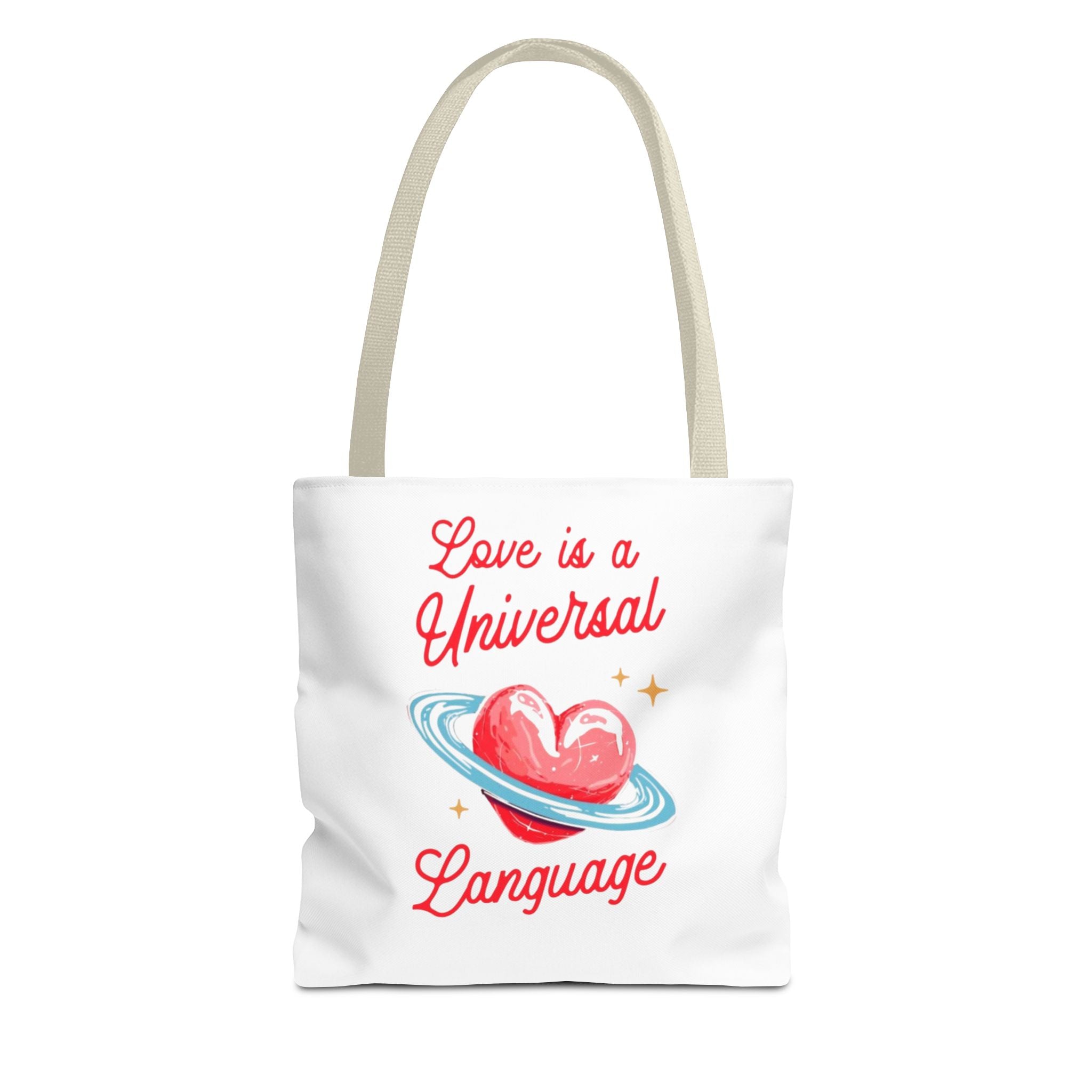 Love is a Universal Language Design - Tote Bag