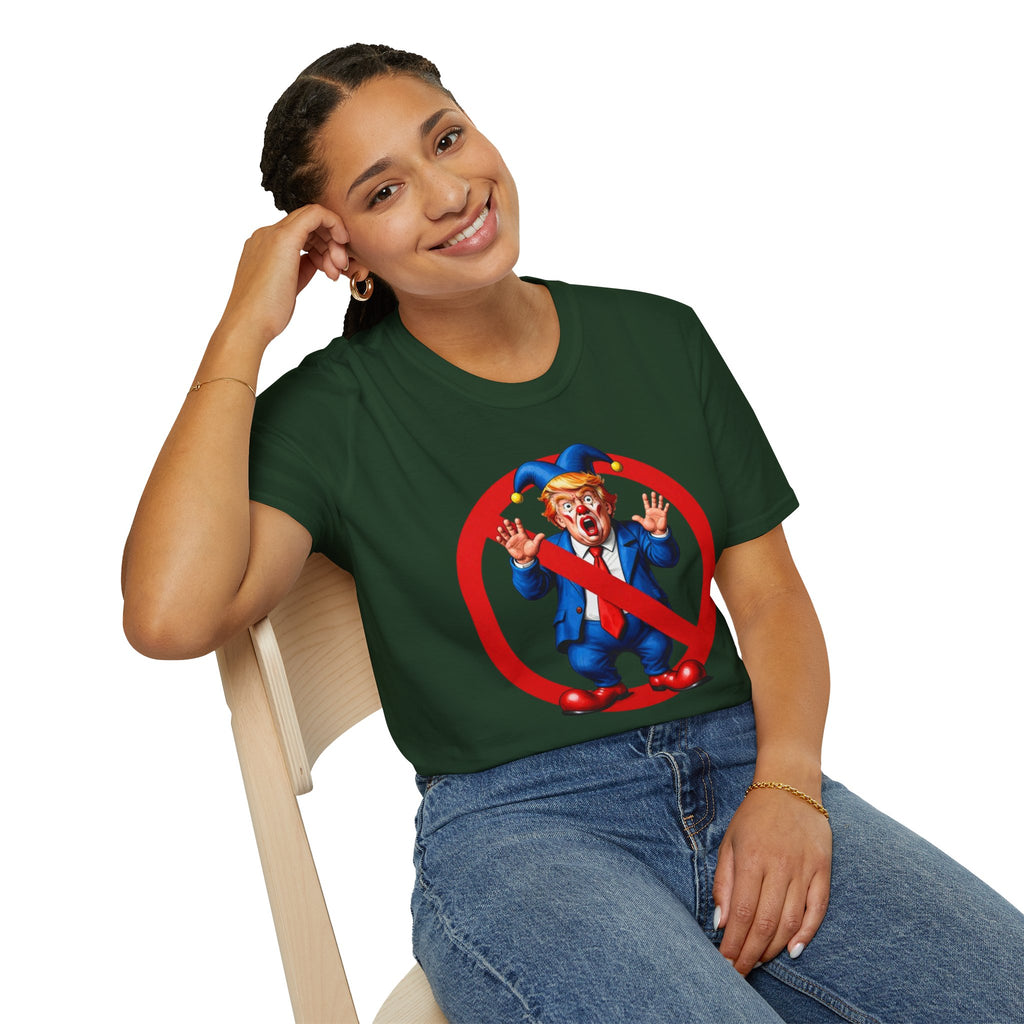 NO CROWN FOR THE CLOWN T-Shirt - NO KINGS IN AMERICA