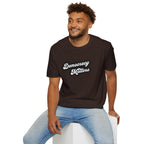 Democracy Matters T-Shirt — Retro Script Political Tee