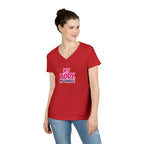 Empowerment V-Neck T-Shirt - "My Body, My Choice"