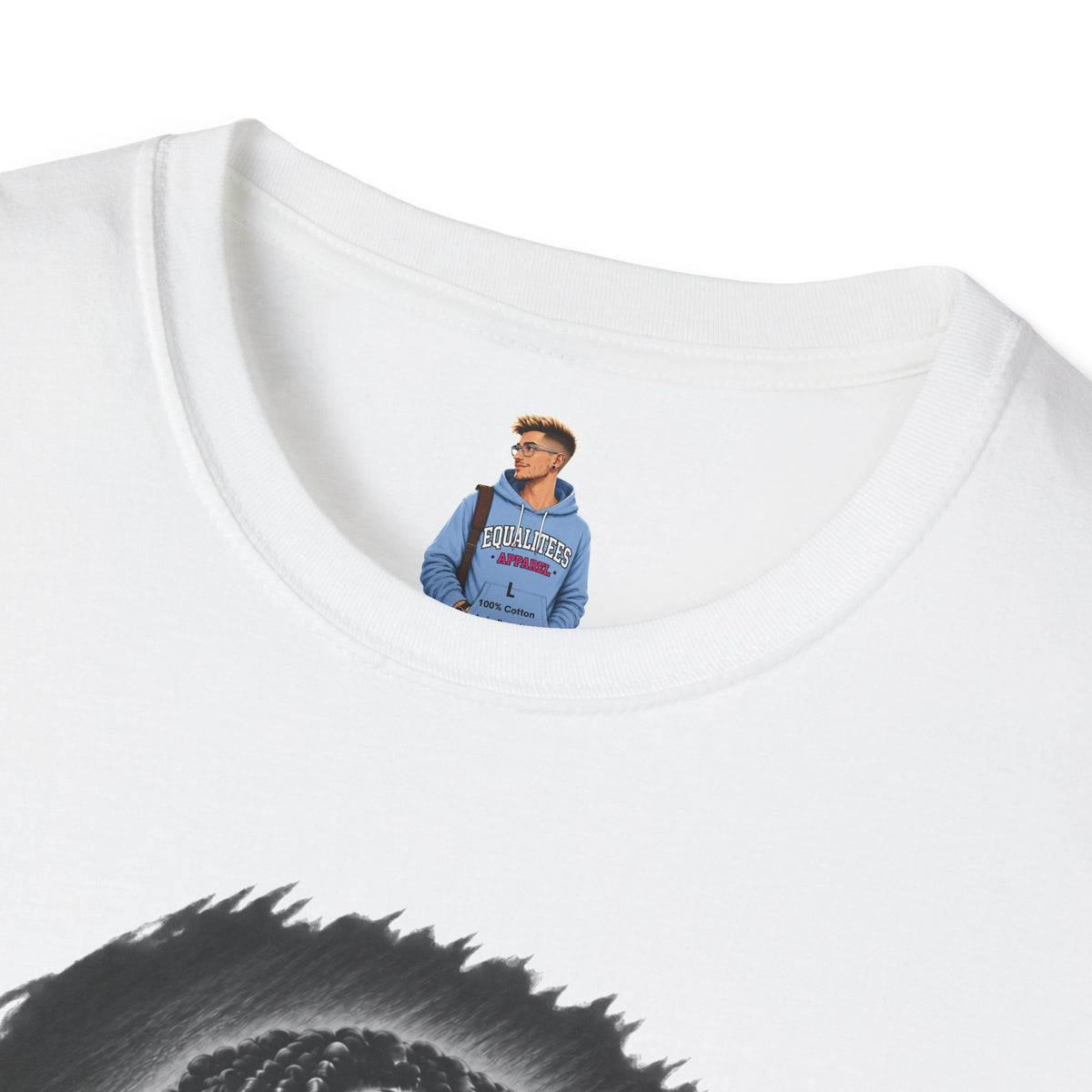 Smiling Portrait Front - In Memory of Pierre Damas Bel T-Shirt