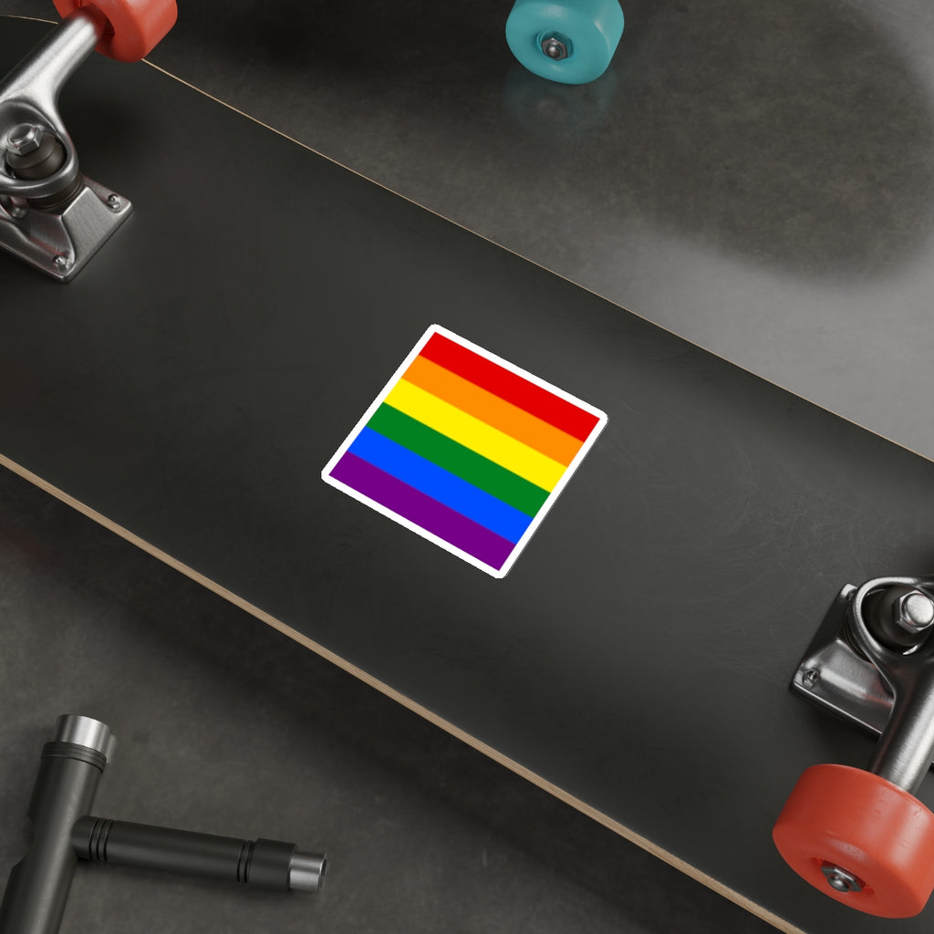 Die-Cut Stickers - Rainbow Flag