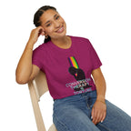 Unisex Softstyle T-Shirt - LGBTQ+ Empowerment T-Shirt: Conversion Therapy is Torture & We All Belong