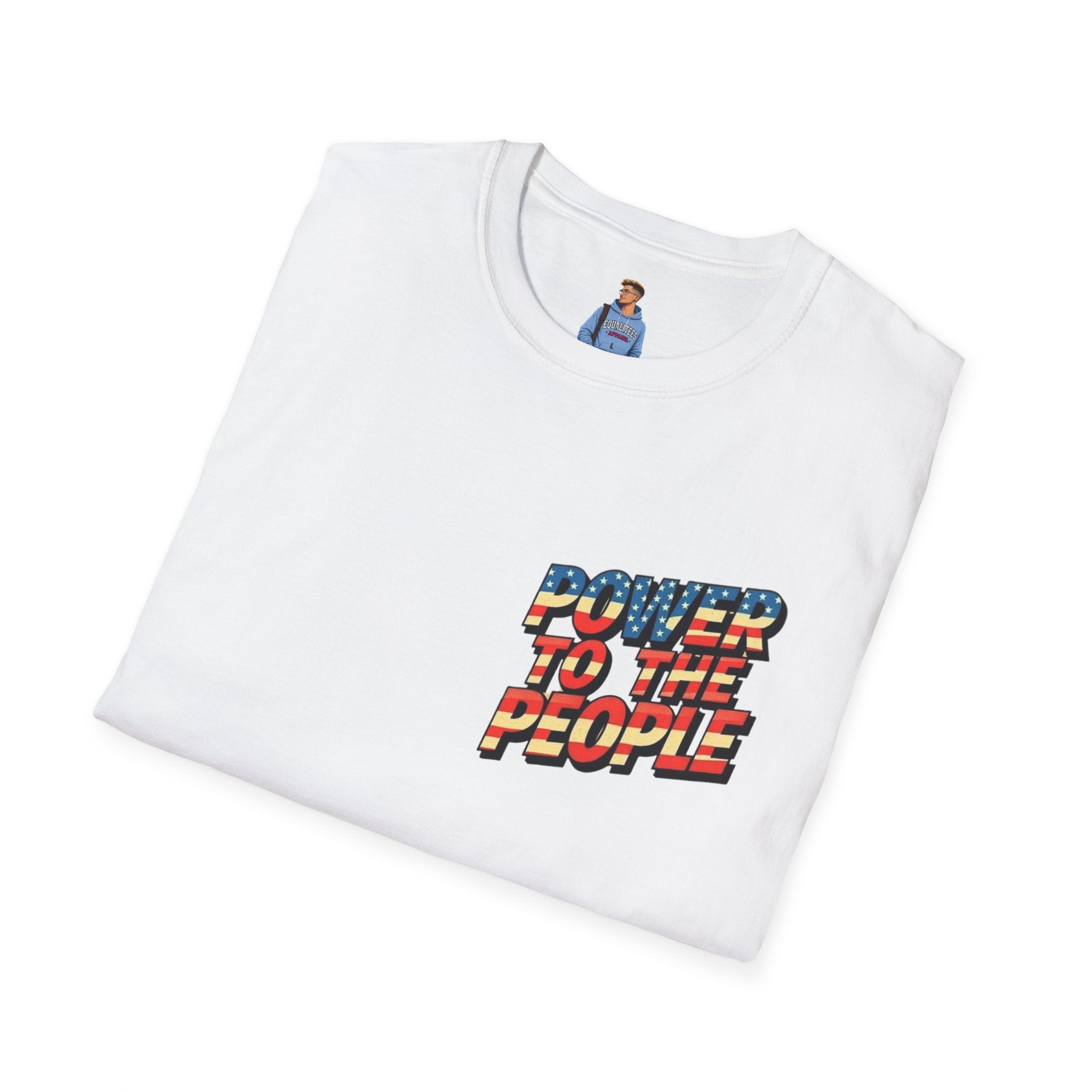 Power to the People Unisex Softstyle T-Shirt Classic Protest Tee