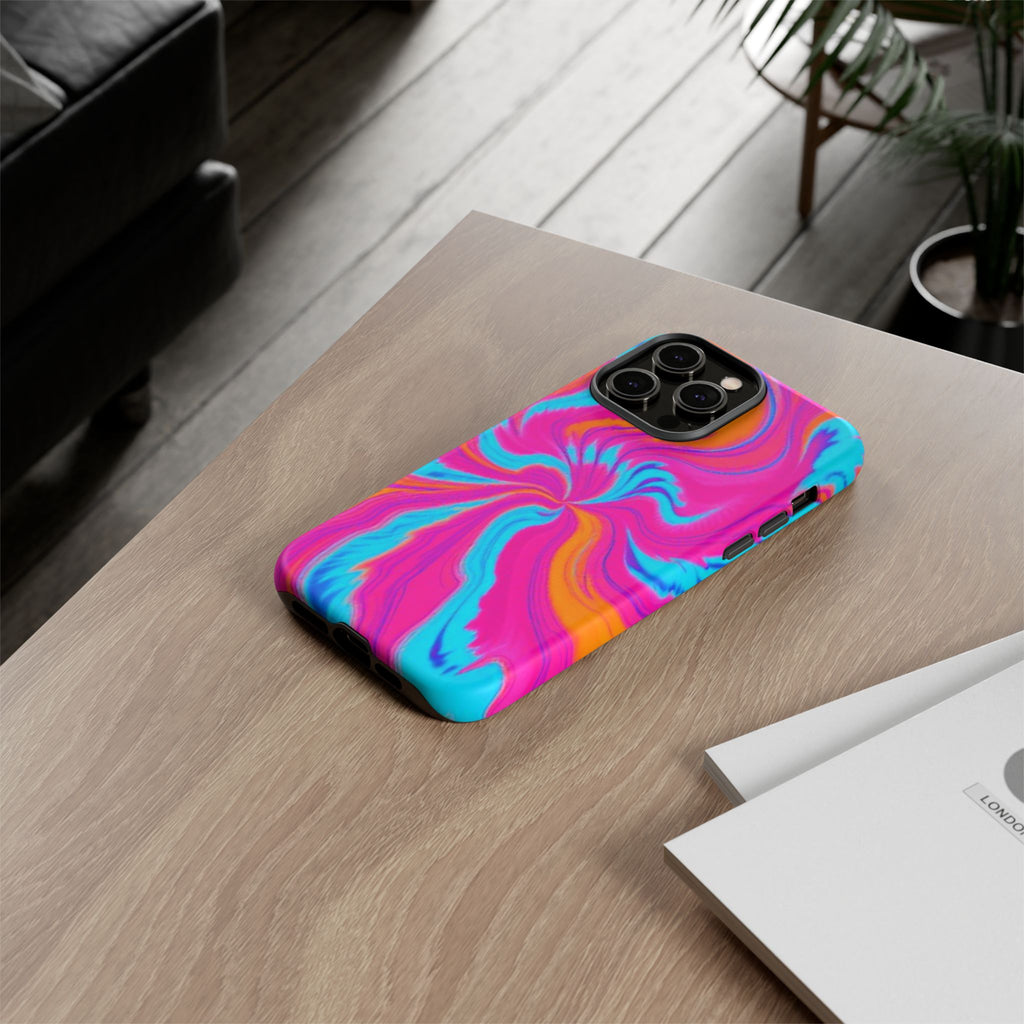 Psychedelic Swirl Tough Phone Case for iPhone