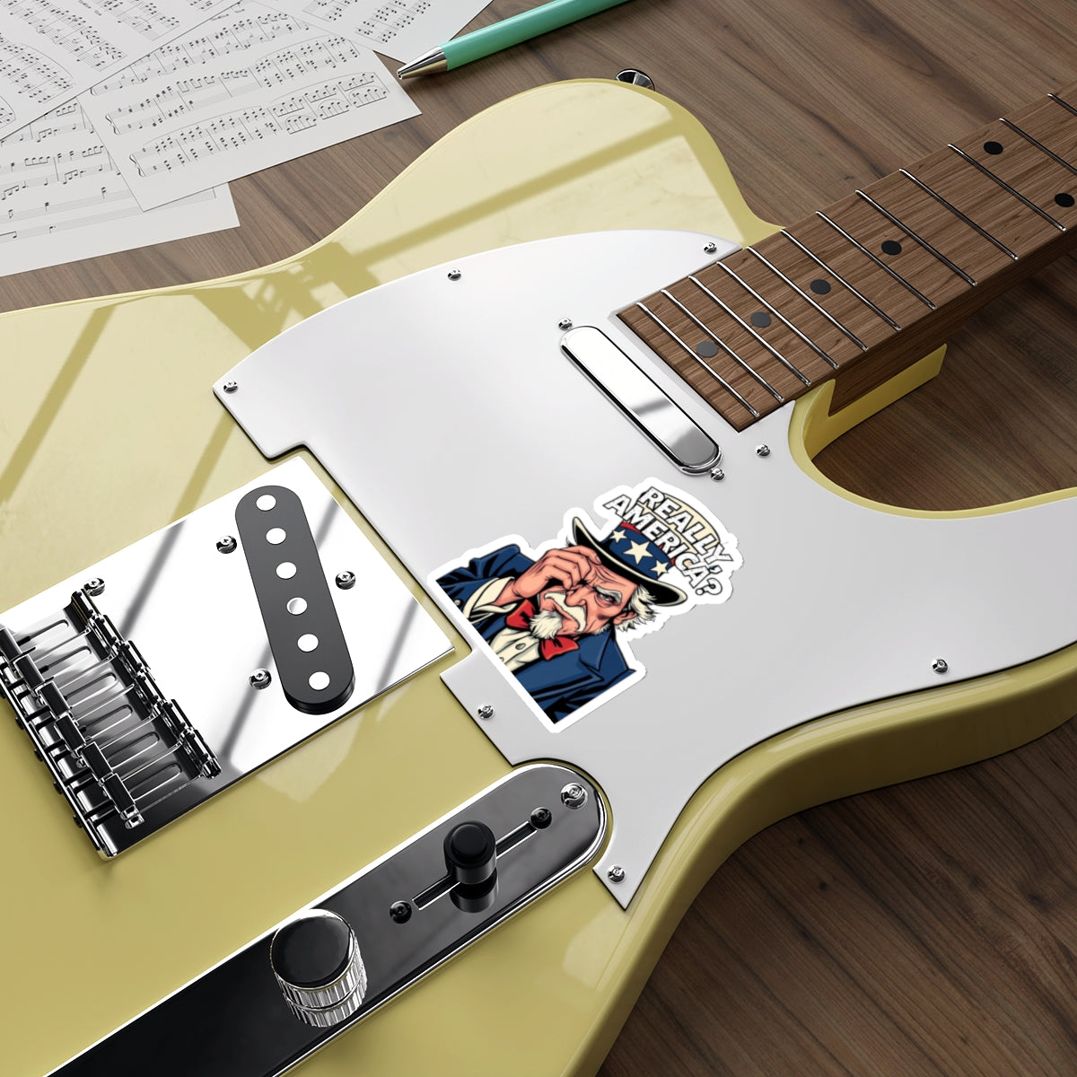 Die-Cut Stickers - Embarrassed Uncle Sam