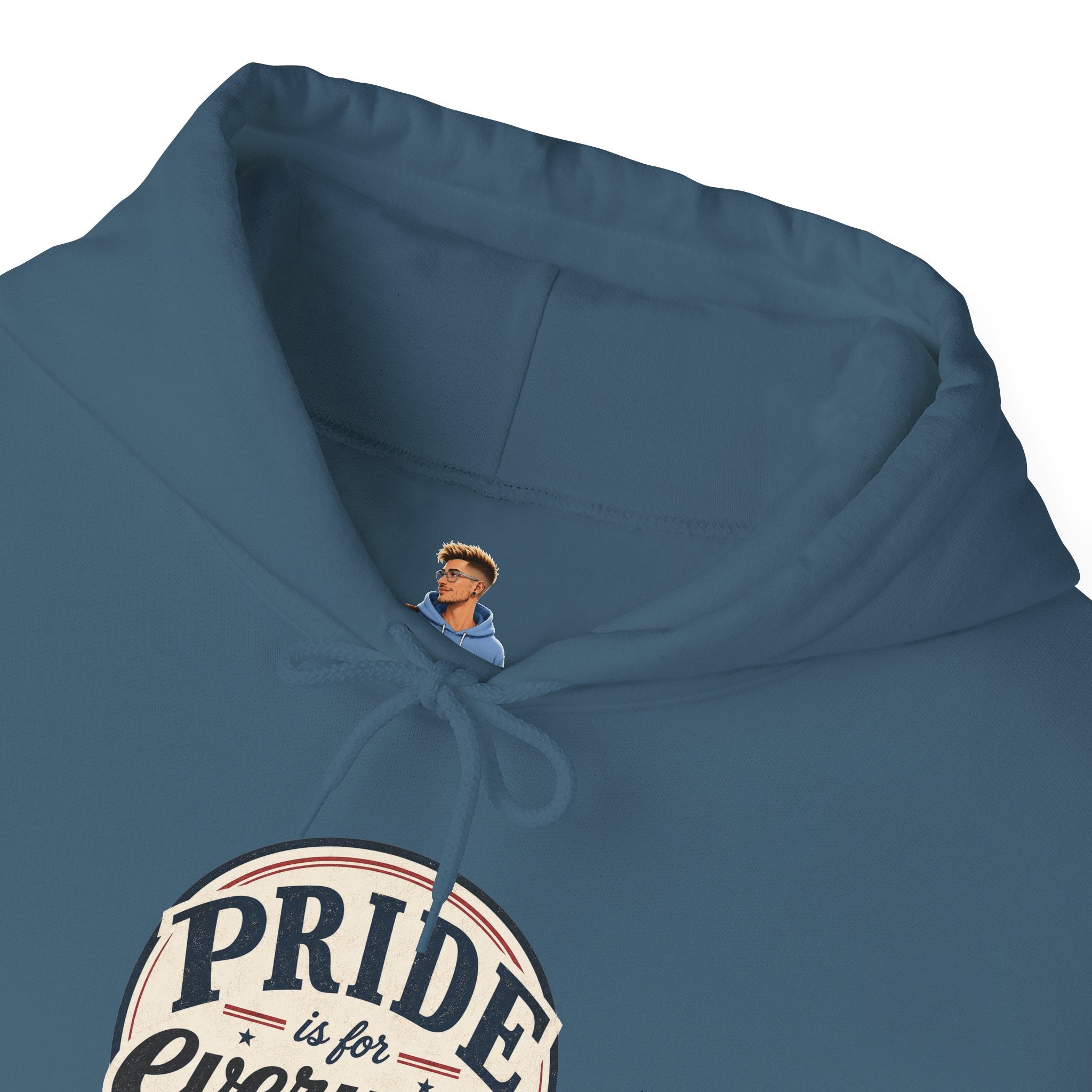 Pride Is For Everyone Pullover Hoodie — Vintage Graphic Inclusivity Sweatshirt