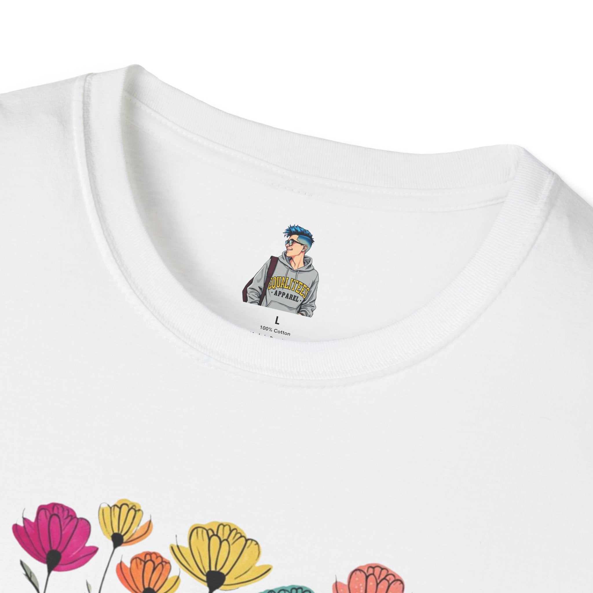 Floral 'Momma' Unisex Softstyle T-Shirt - Perfect for Mother's Day & Everyday Wear