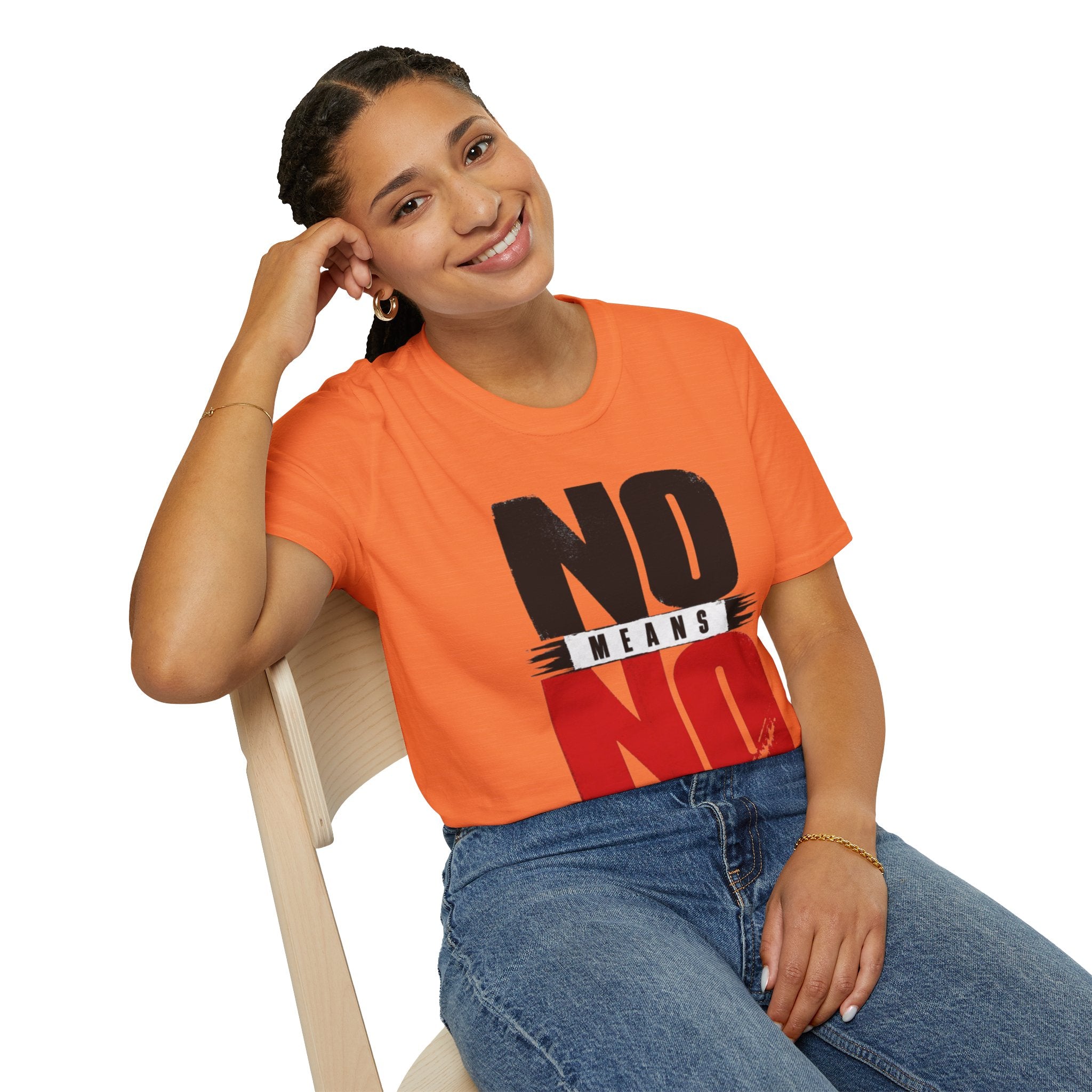 NO Means NO T-Shirt — Consent Awareness Graphic Tee