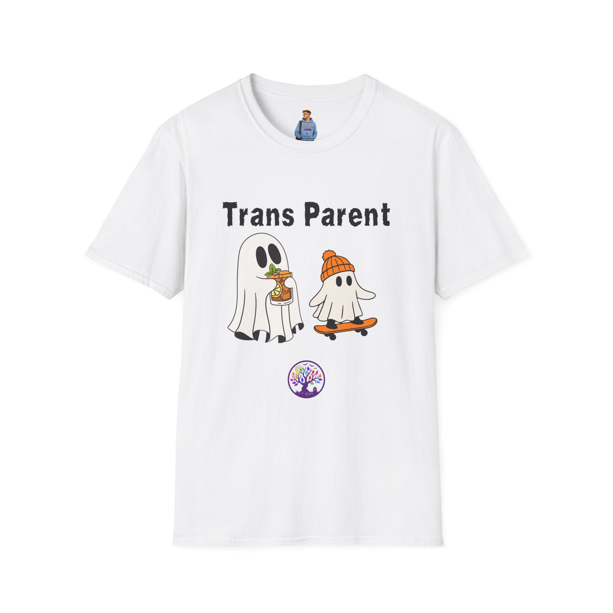 Trans Parent 5 Halloween Pride Tree Las Vegas T-Shirt