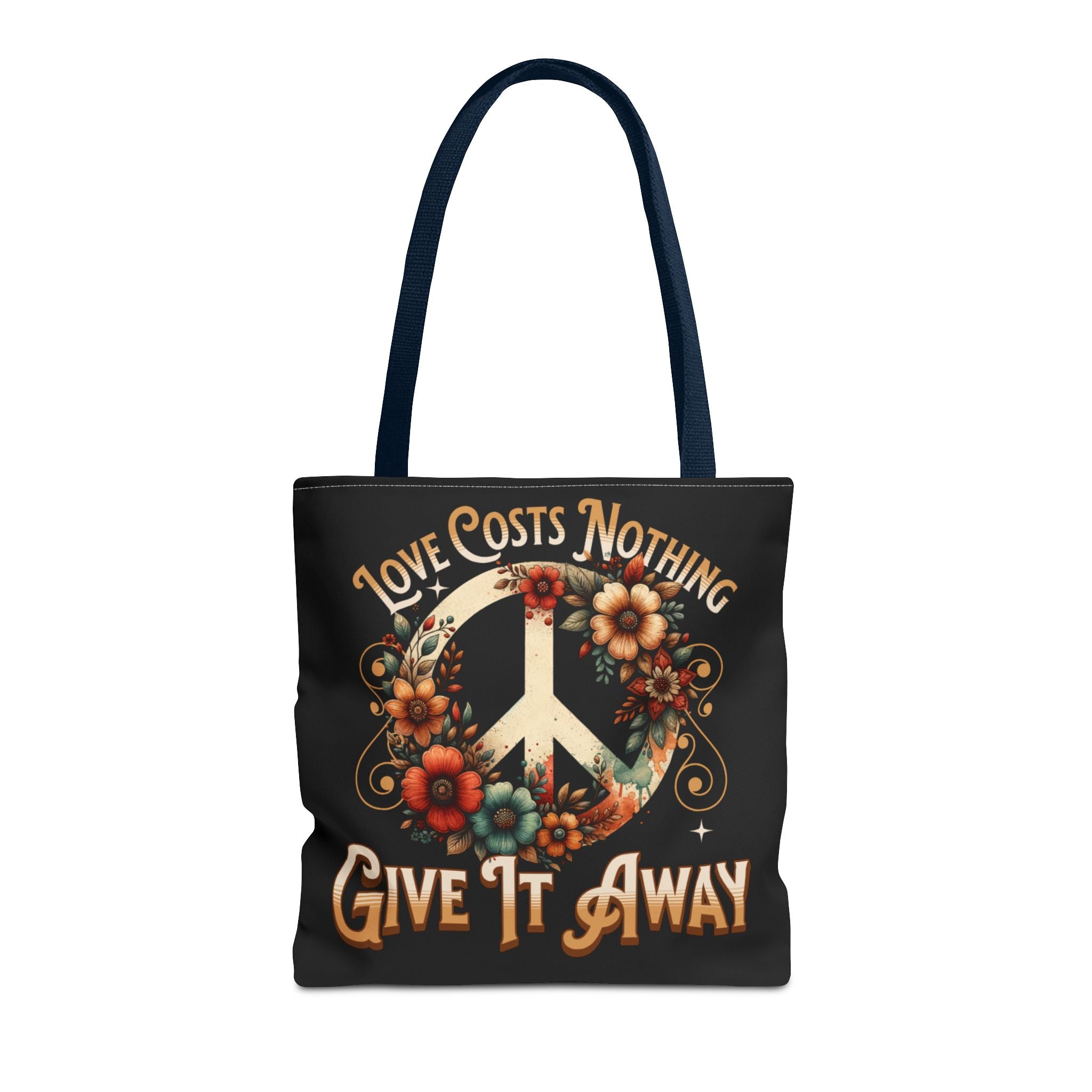 Love Costs Nothing, Give It Away Flag Tote Bag