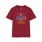 Unisex Patriotic T-Shirt - The Constitution Trumps the Felon