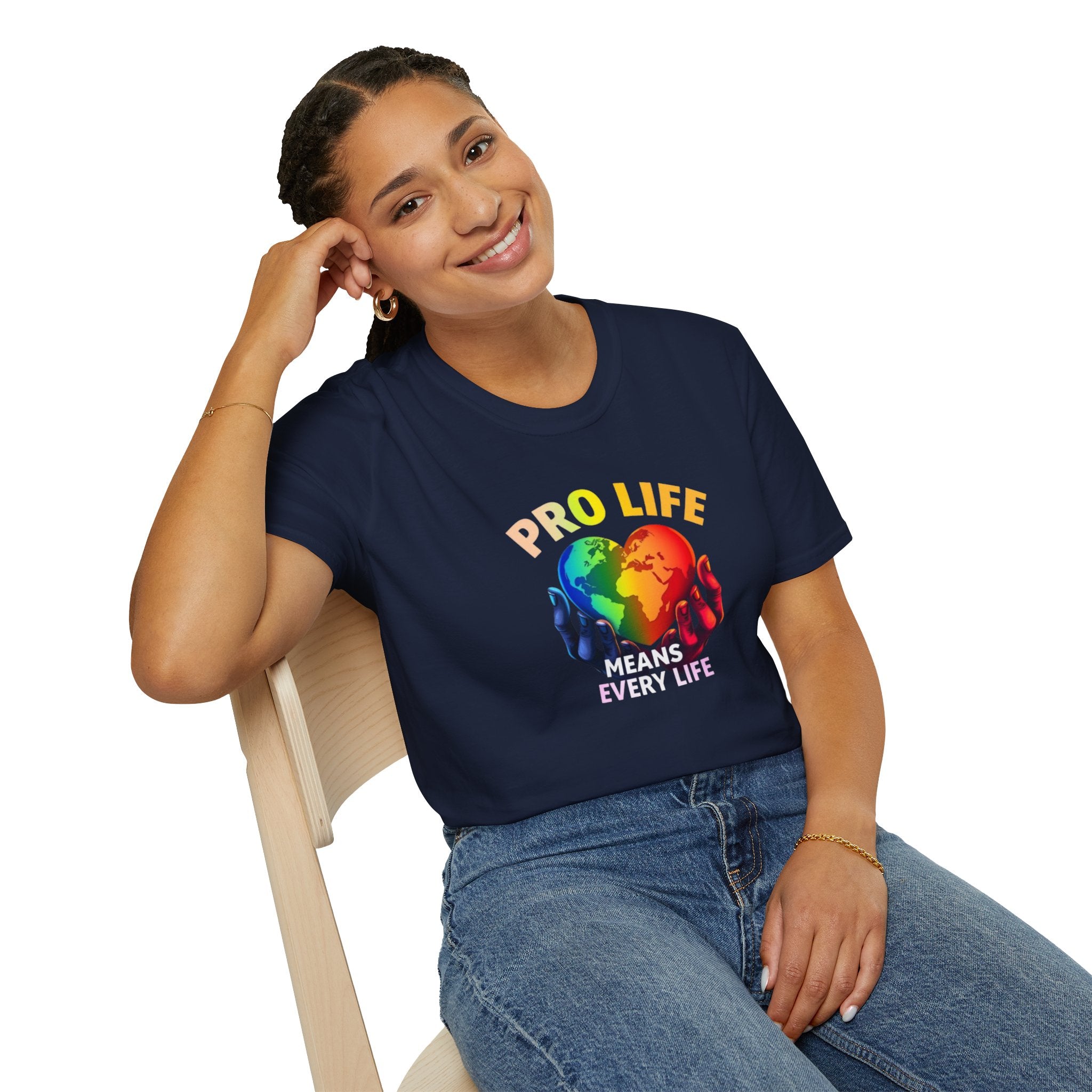 Pro Life Means Every Life Pride Tee