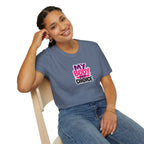 Empowering Unisex Softstyle T-Shirt - 'My Body, My Choice' Statement Tee
